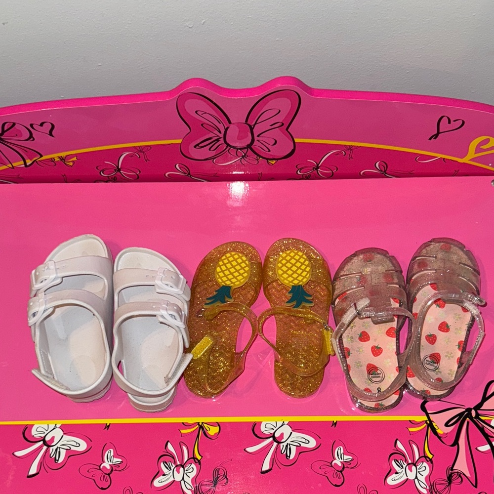 Girls Sandals 3 pairs